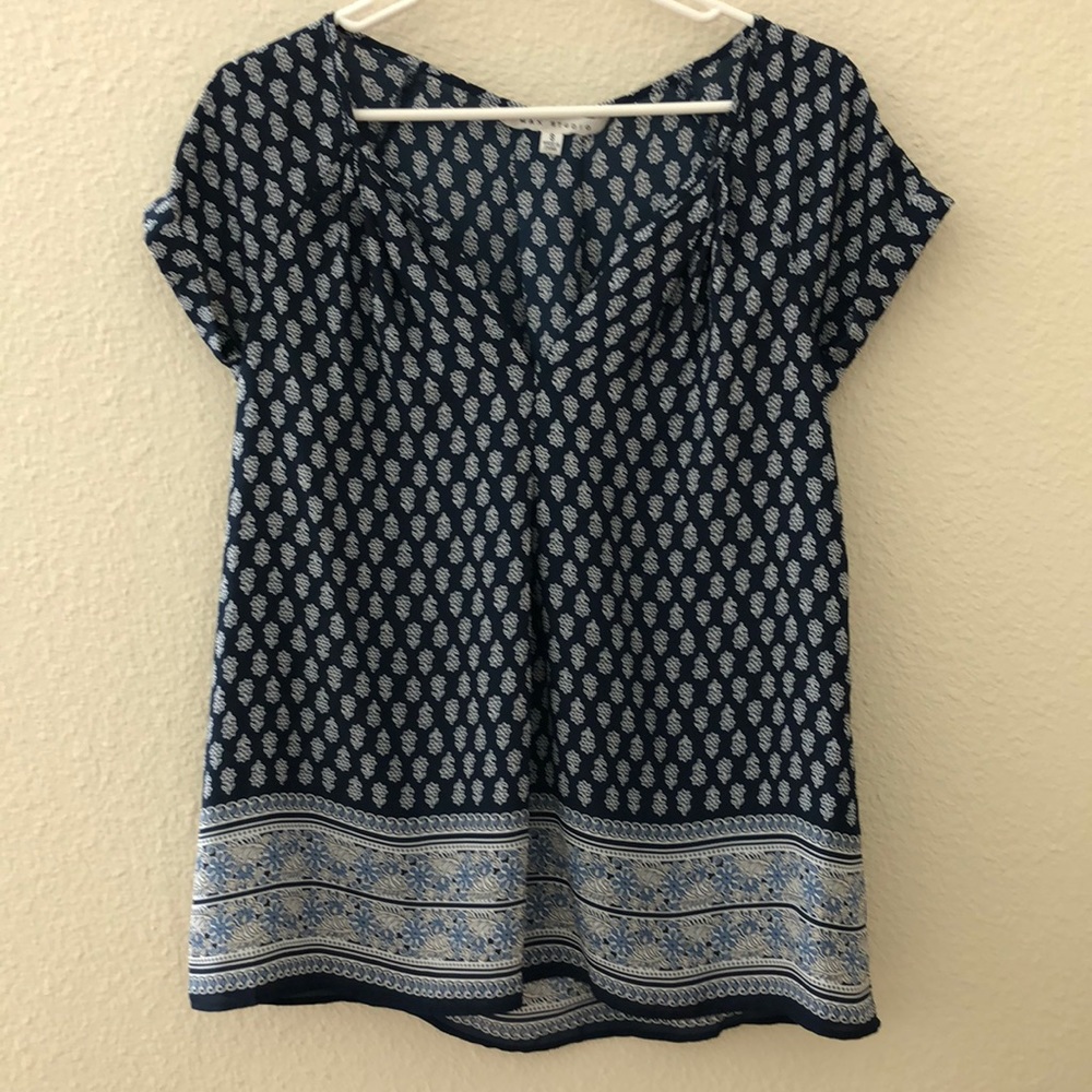 Max Studio Cap Sleeve Blouse
